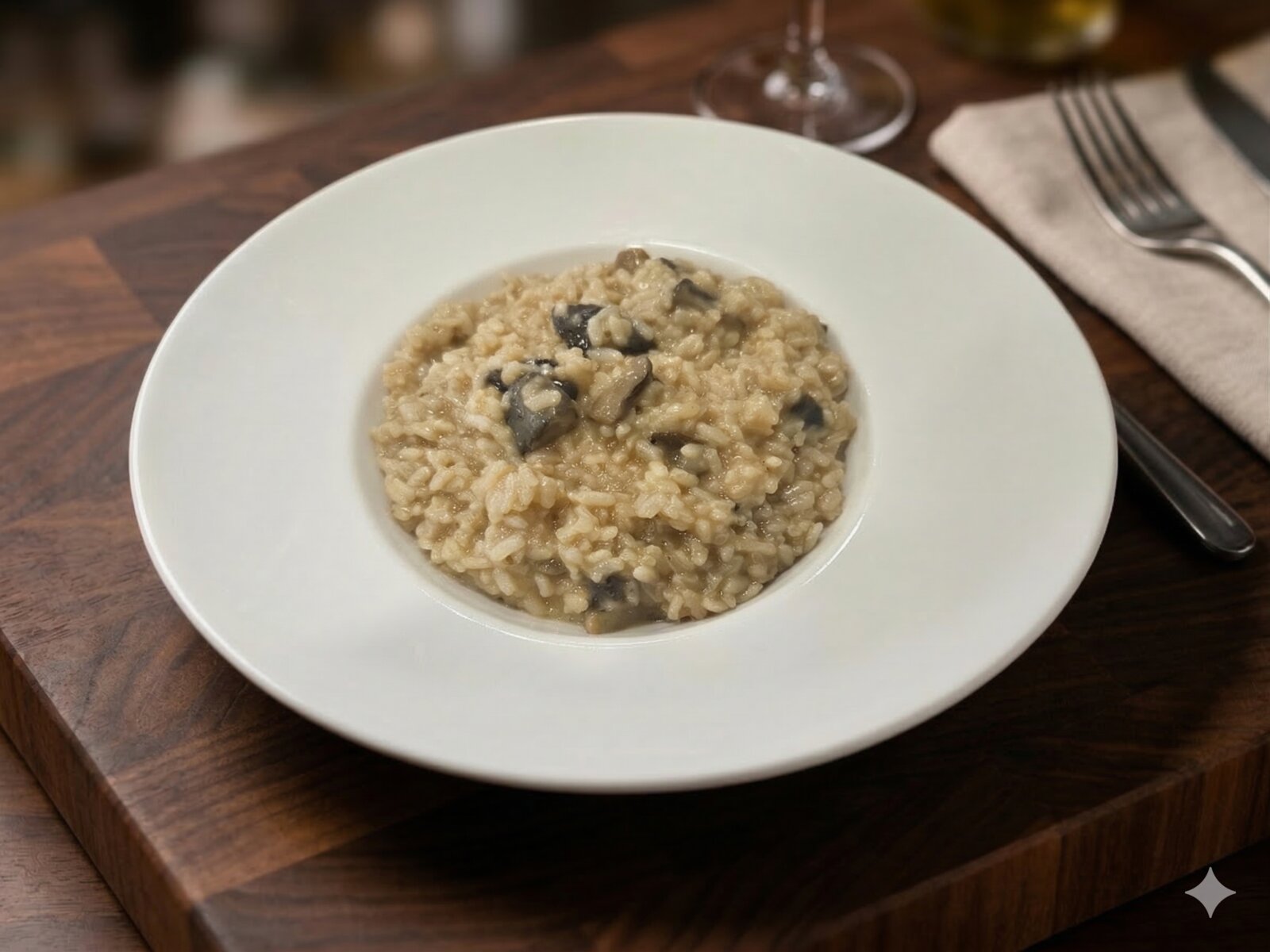 Risoto de setas mixtas Smithers